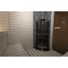 Электрическая печь SAWO DRAGONFIRE HEATER KING DRFT3-60NS-CNR-P-C (6 кВт, выносной пульт, угловая, нержавейка)